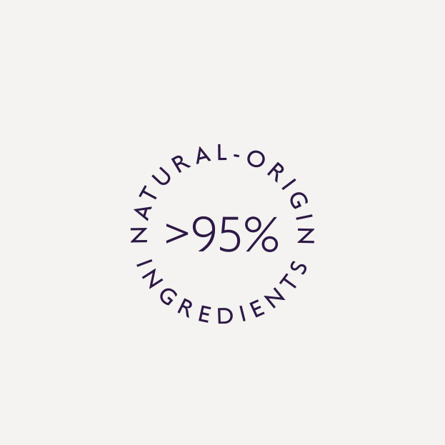 95% Natural Origin Ingredients