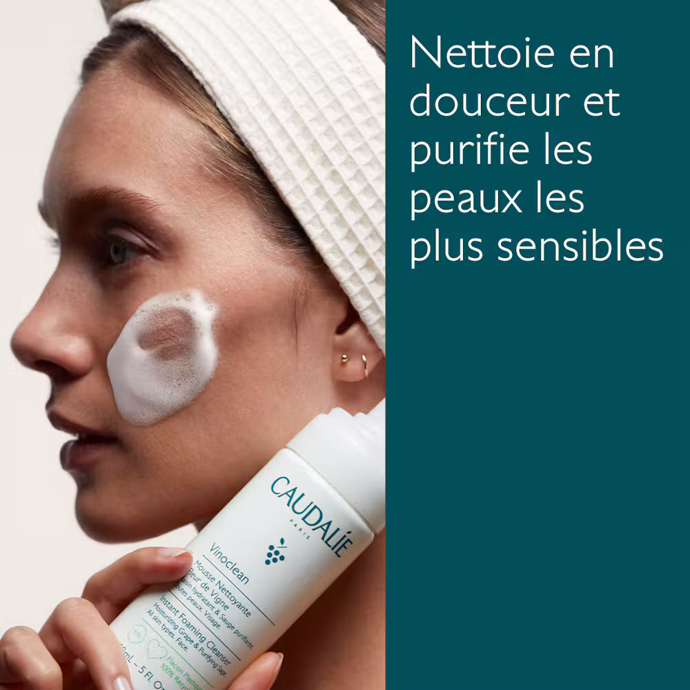 Mousse Nettoyante Visage Fleur de Vigne - 50ml